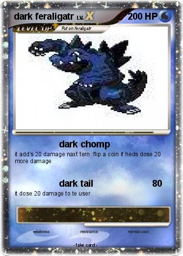 Pokemon dark feraligatr