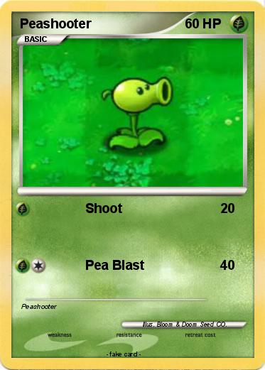 Pokemon Peashooter