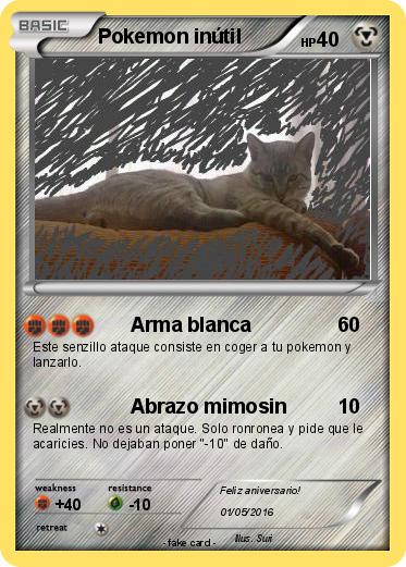 Pokemon Pokemon inútil