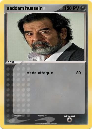 Pokemon saddam hussein