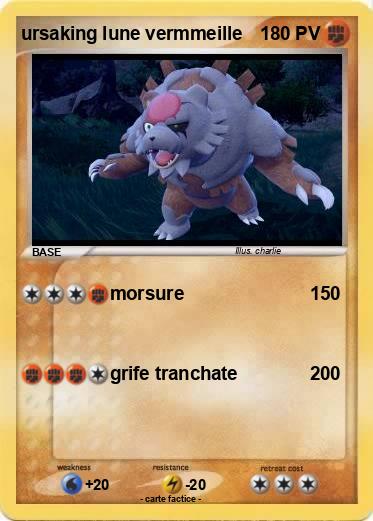 Pokemon ursaking lune vermmeille
