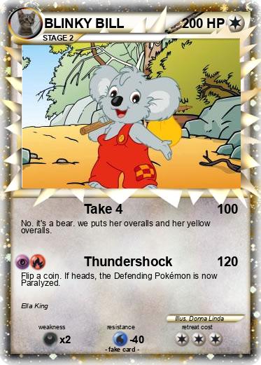 Pokemon BLINKY BILL