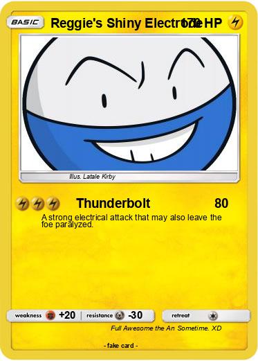 Pokemon Reggie's Shiny Electrode
