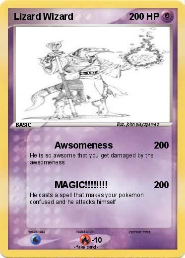 Pokemon Lizard Wizard