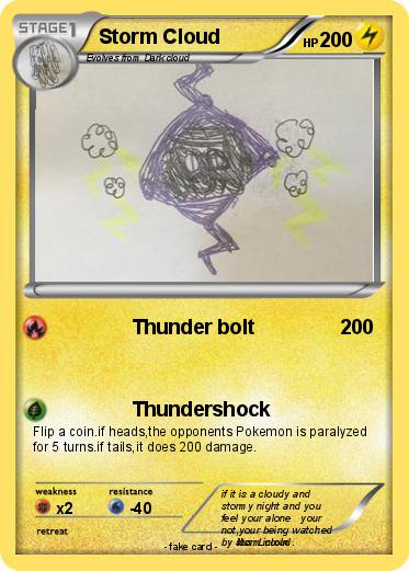 Pokemon Storm Cloud