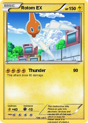 Pokemon Rotom EX