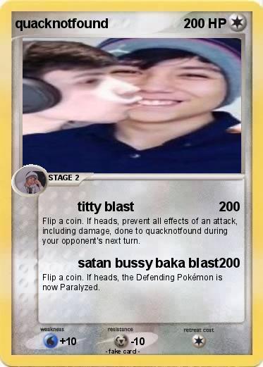 Pokemon quacknotfound