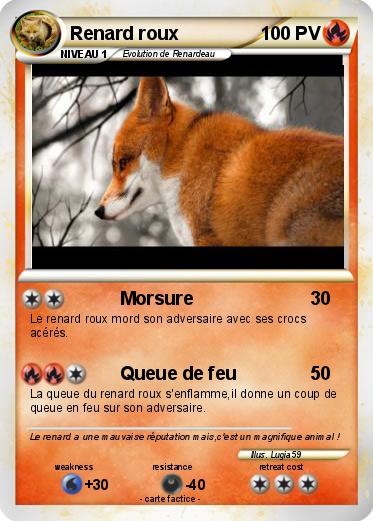Pokemon Renard roux