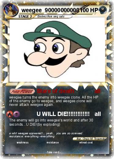 Pokemon weegee  90000000000