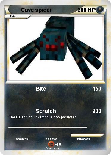 Pokemon Cave spider
