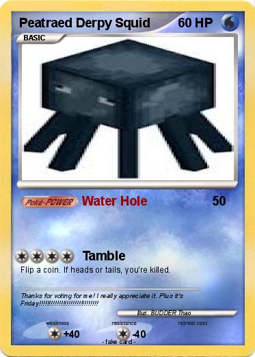 Pokemon Peatraed Derpy Squid