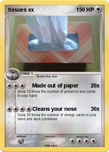 Pokemon tissues ex