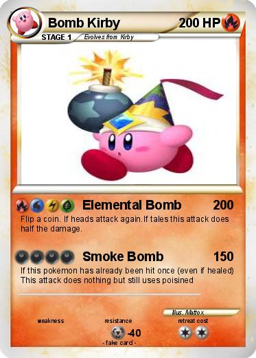 Pokemon Bomb Kirby