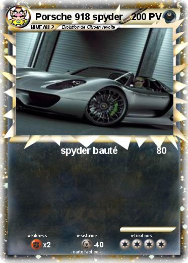 Pokemon Porsche 918 spyder