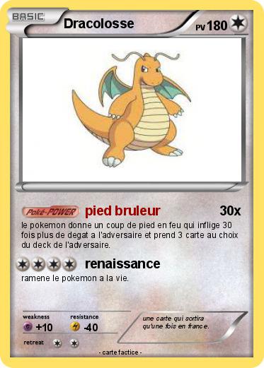 Pokemon Dracolosse