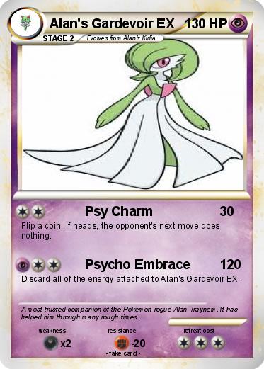Pokemon Alan's Gardevoir EX