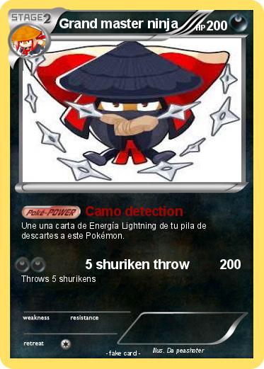 Pokemon Grand master ninja