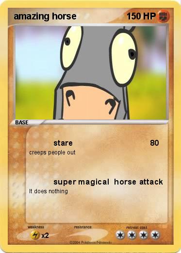 Pokemon amazing horse