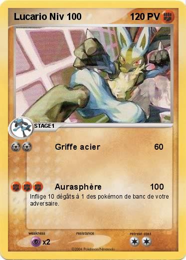 Pokemon Lucario Niv 100