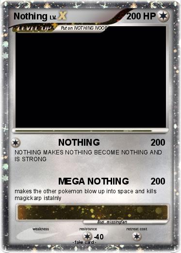 Pokemon Nothing