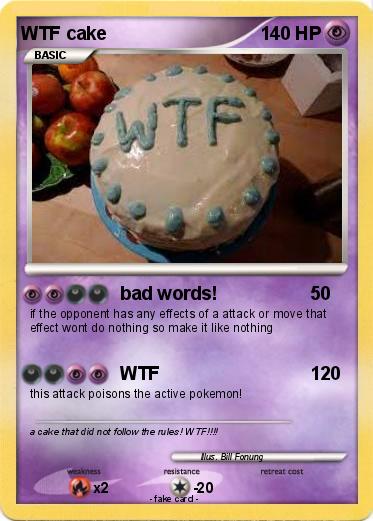 Pokemon WTF cake