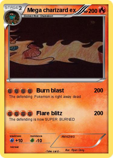 Pokemon Mega charizard ex