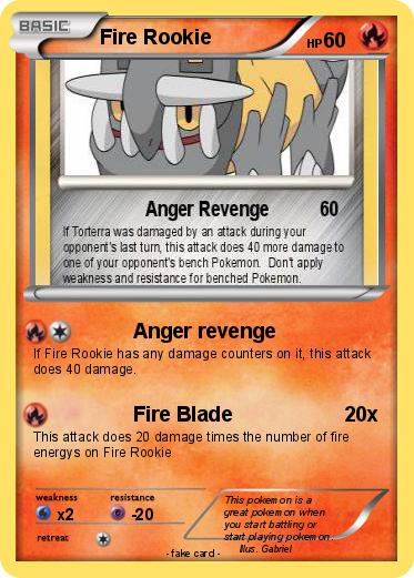 Pokemon Fire Rookie