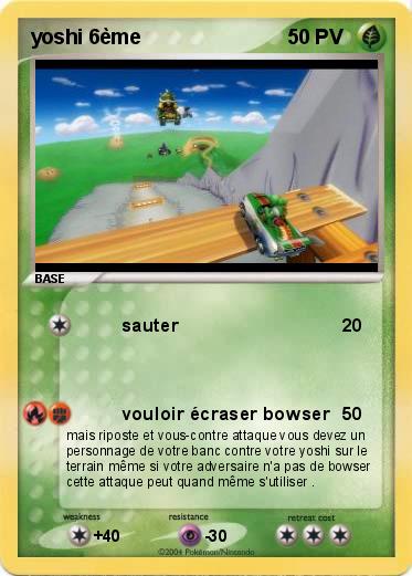 Pokemon yoshi 6ème
