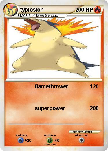 Pokemon typlosion
