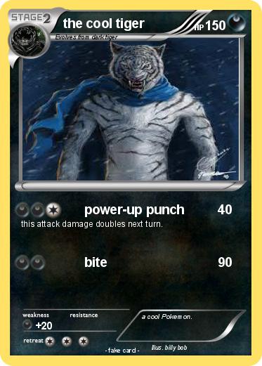 Pokemon the cool tiger