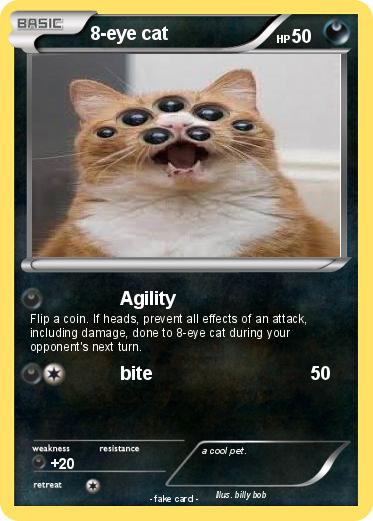 Pokemon 8-eye cat