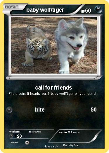 Pokemon baby wolf/tiger