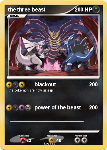 Pokemon the three beast