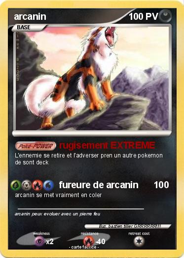 Pokemon arcanin