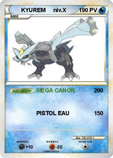 Pokemon KYUREM     niv.X