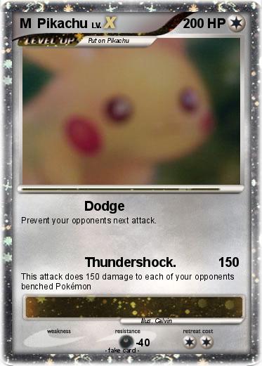 Pokemon M  Pikachu