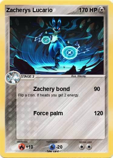 Pokemon Zacherys Lucario