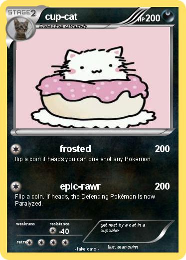 Pokemon cup-cat