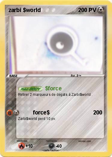 Pokemon zarbi $world