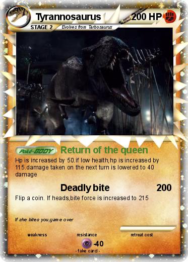Pokemon Tyrannosaurus