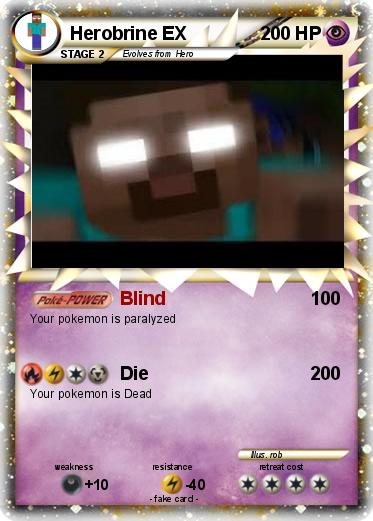 Pokemon Herobrine EX
