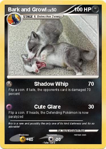Pokemon Bark and Growl