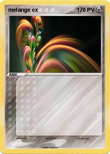 Pokemon melange ex