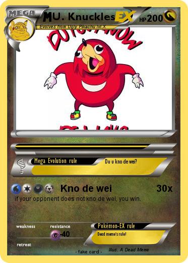 Pokemon U. Knuckles