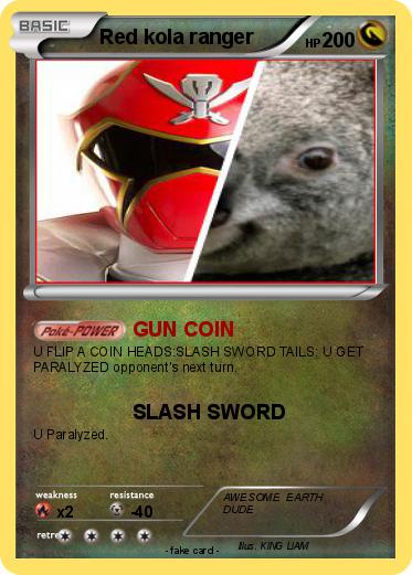 Pokemon Red kola ranger