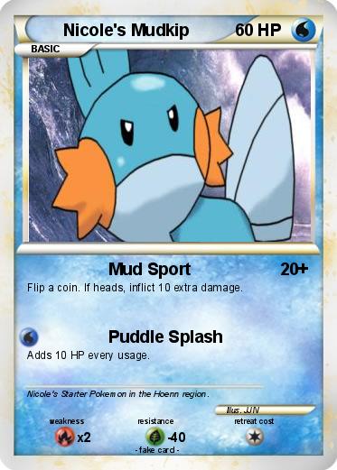Pokemon Nicole's Mudkip