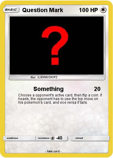 Pokemon Question Mark