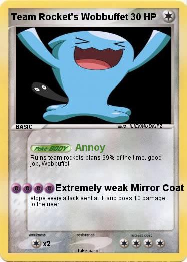Pokemon Team Rocket's Wobbuffet