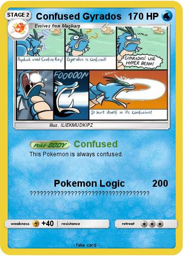 Pokemon Confused Gyrados