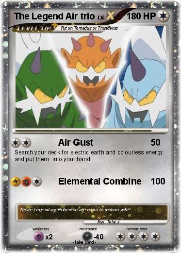 Pokemon The Legend Air trio